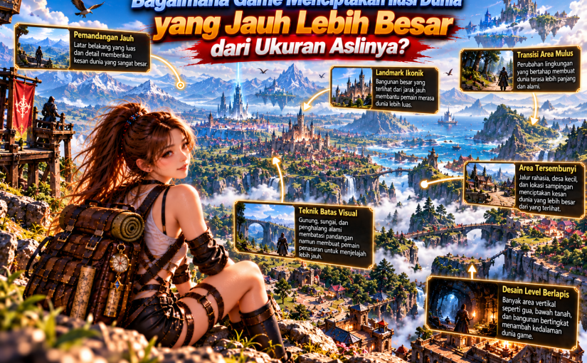 Bagaimana Game Menciptakan Ilusi Dunia yang Jauh Lebih Besar dari Ukuran Aslinya?